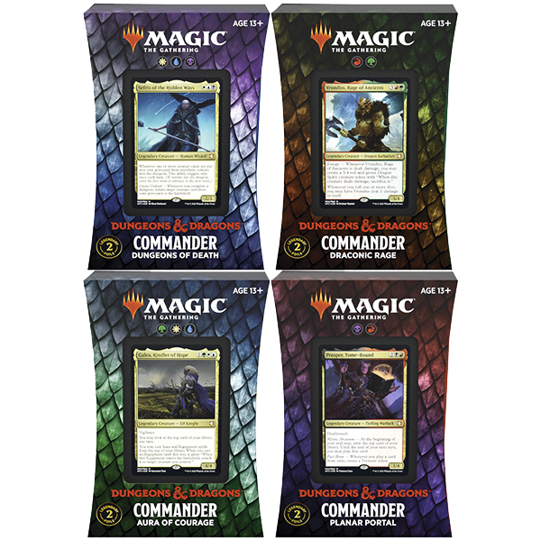 Adventures in the Forgotten Realms Commander Set of 4