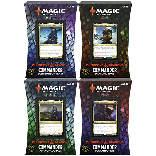 Adventures in the Forgotten Realms Commander Set of 4