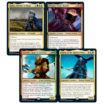 Adventures in the Forgotten Realms Commander Set of 4