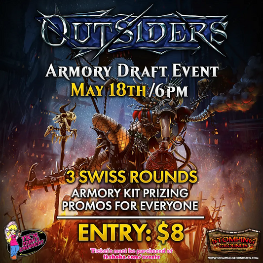 Flesh & Blood: Outsiders - Armory Draft Event Entry (Hosted @ TK's Boba & Creamery)