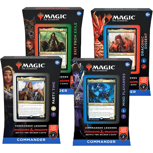 Commander Legends: Battle for Baldur's Gate Commander Deck Display (Set of 4)