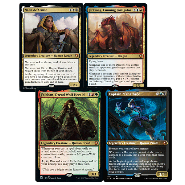 Commander Legends: Battle for Baldur's Gate Commander Deck Display (Set of 4)