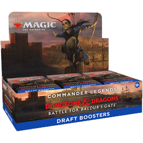 Commander Legends: Battle for Baldur's Gate Draft Booster Box Display