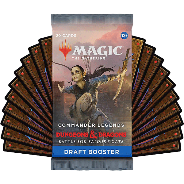 Commander Legends: Battle for Baldur's Gate Draft Booster Box Display