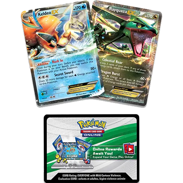 Battle Arena Decks Rayquaza vs. Keldeo