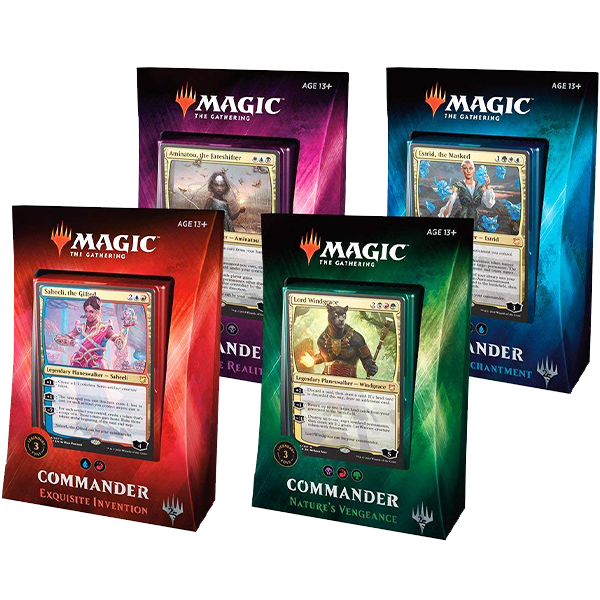 Commander 2018 Set of 4