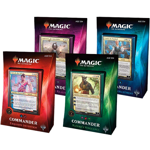 Commander 2018 Set of 4