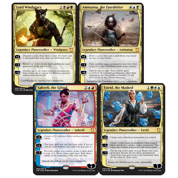 Commander 2018 Set of 4