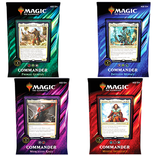 Commander 2019 Set of 4