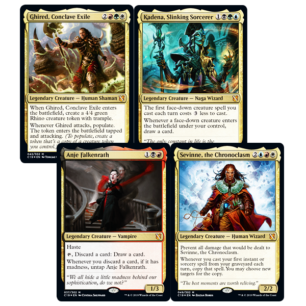 Commander 2019 Set of 4