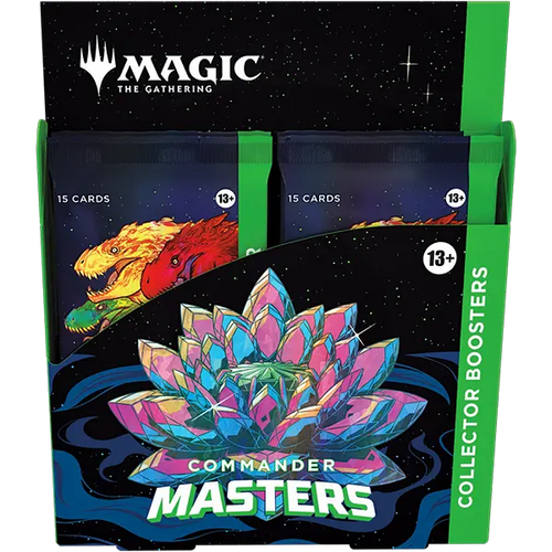 Commander Masters Collector Booster Display