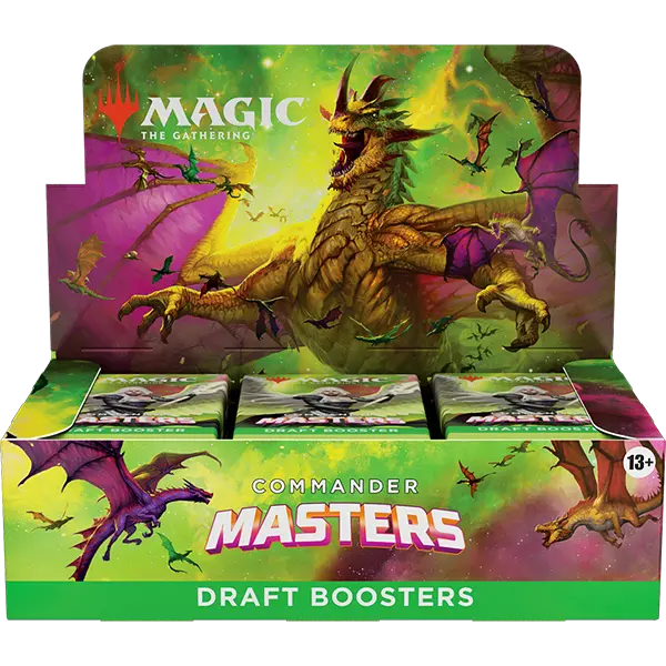 Commander Masters Draft Booster Display