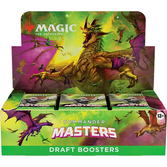 Commander Masters Draft Booster Display