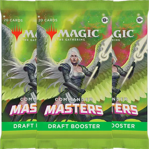 Commander Masters Draft Booster Display