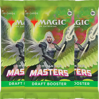 Commander Masters Draft Booster Display