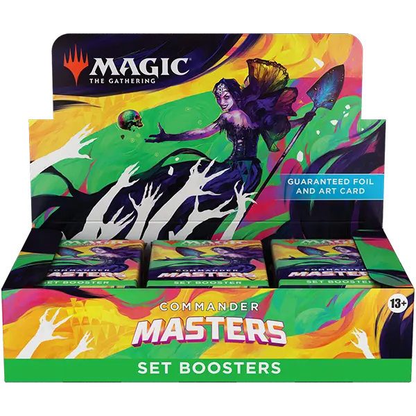 Commander Masters Set Booster Display