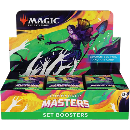 Commander Masters Set Booster Display