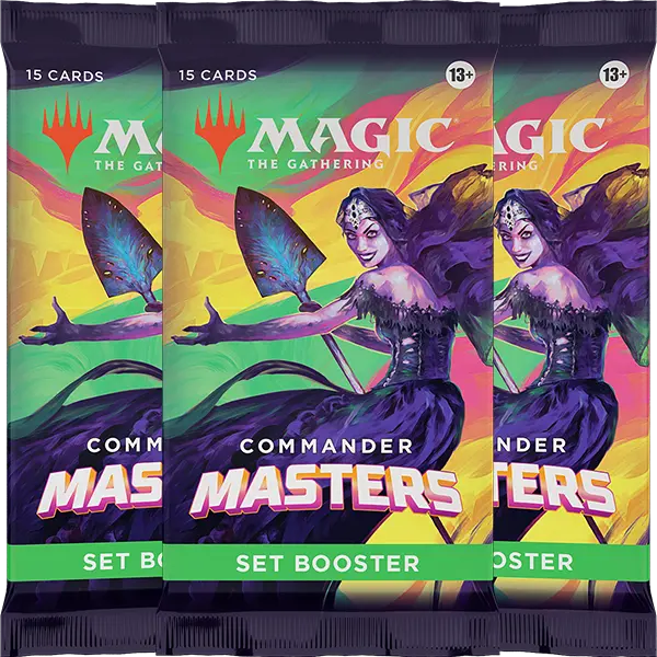 Commander Masters Set Booster Display