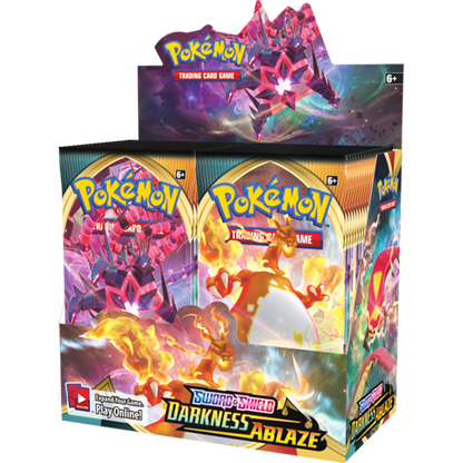 Sword & Shield: Darkness Ablaze - Booster Box Display