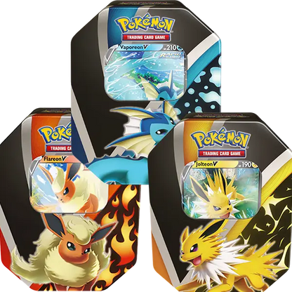 Eevee Evolutions Tin (Set of 3)