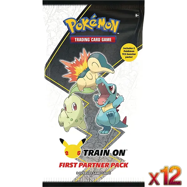 First Partner Pack: Johto Display (12 Packs)