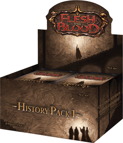 History Pack 1 Booster Box Display