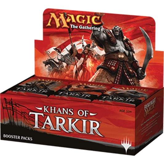 Khans of Tarkir Russian Draft Booster Box Display