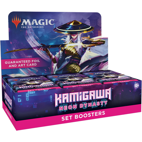 Kamigawa: Neon Dynasty Set Booster Box Display