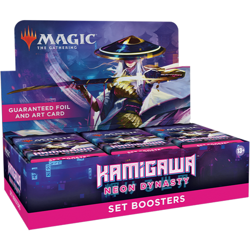 Kamigawa: Neon Dynasty Set Booster Box Display