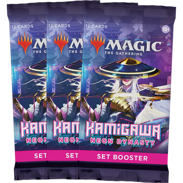 Kamigawa: Neon Dynasty Set Booster Box Display