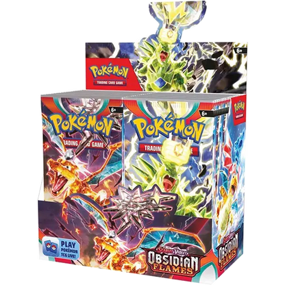 Scarlet and Violet: Obsidian Flames - Booster Box Display