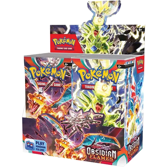 Scarlet and Violet: Obsidian Flames - Booster Box Display