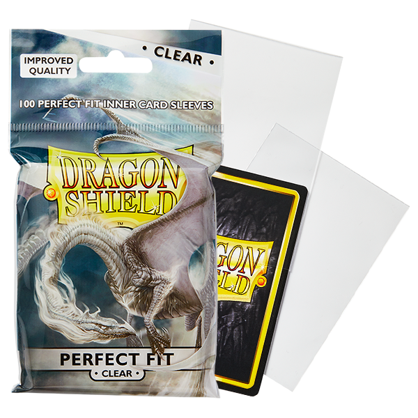 Dragon Shield Game Sleeves Perfect Fit Inner Sleeves 100Ct Pack