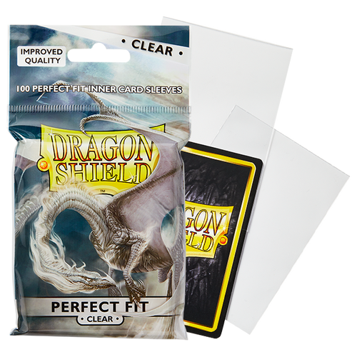 Dragon Shield Game Sleeves Perfect Fit Inner Sleeves 100Ct Pack