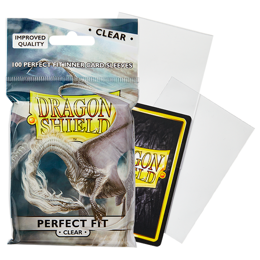 Dragon Shield Game Sleeves Perfect Fit Inner Sleeves 100Ct Pack