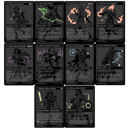 SDCC 2015 Exclusive Magic Origins Black Planeswalkers Set