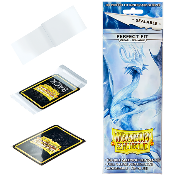 Dragon Shield Game Sleeves Perfect Fit Sealable 100Ct Pack