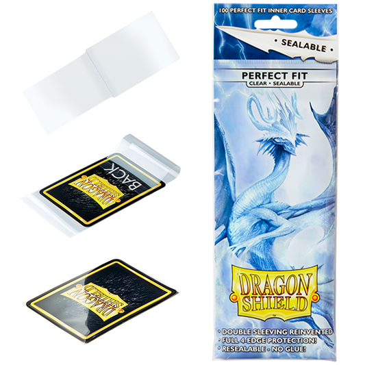 Dragon Shield Game Sleeves Perfect Fit Sealable 100Ct Pack