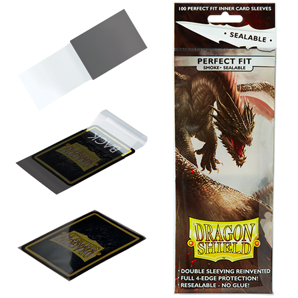 Dragon Shield Game Sleeves Perfect Fit Sealable 100Ct Pack