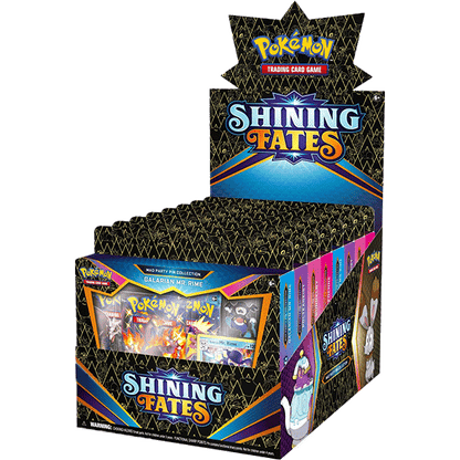 Shining Fates - Mad Party Pin Collection Display (8 Boxes)