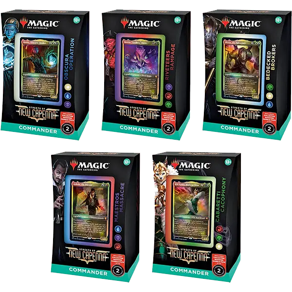 Streets of New Capenna Commander Decks (Set of 5)