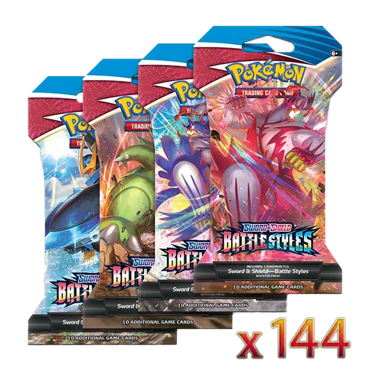 Sword & Shield: Battle Styles - Sleeved Booster Case (144 Boosters)