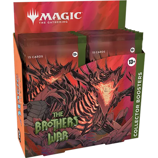 The Brothers' War Collector Booster Box Display