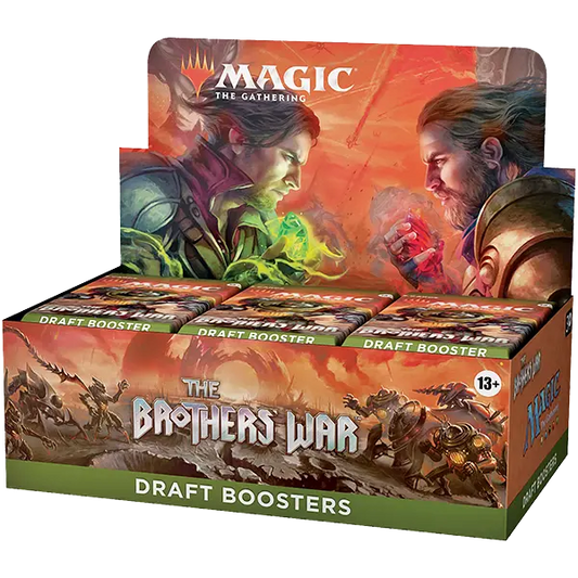 The Brothers' War Draft Booster Box Display