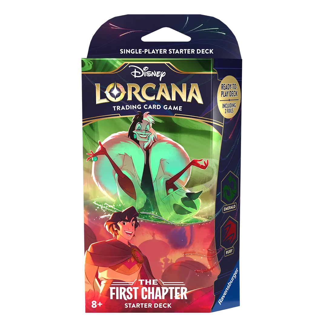 Disney Lorcana: The First Chapter Starter Deck (Emerald & Ruby)