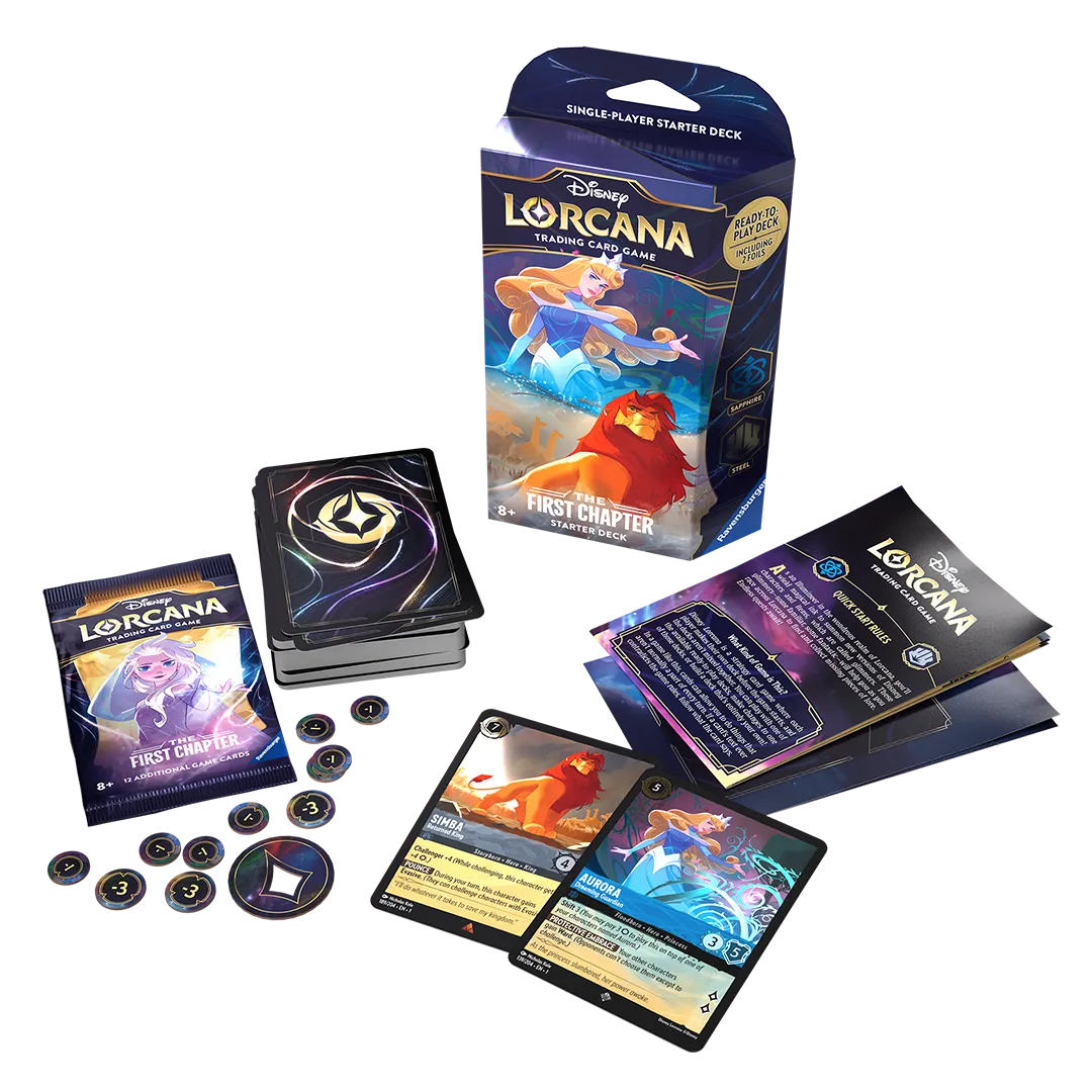 Disney Lorcana: The First Chapter Starter Deck (Sapphire & Steel)