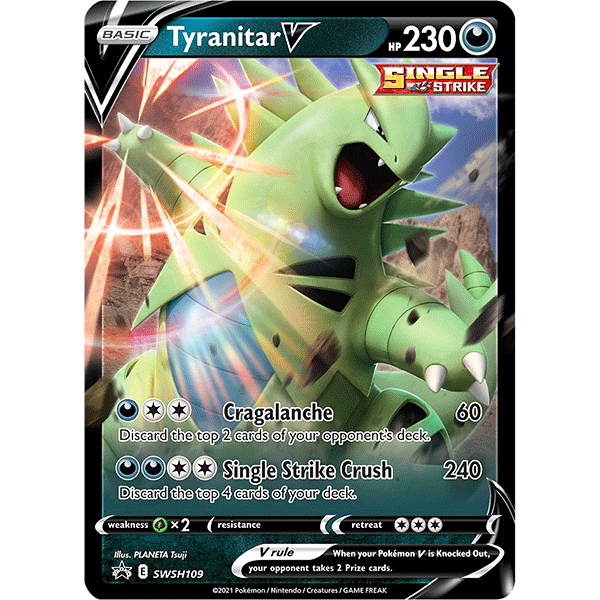 V Strikers Tin (Tyranitar V)