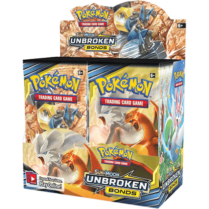 Sun & Moon: Unbroken Bonds - Booster Box Display