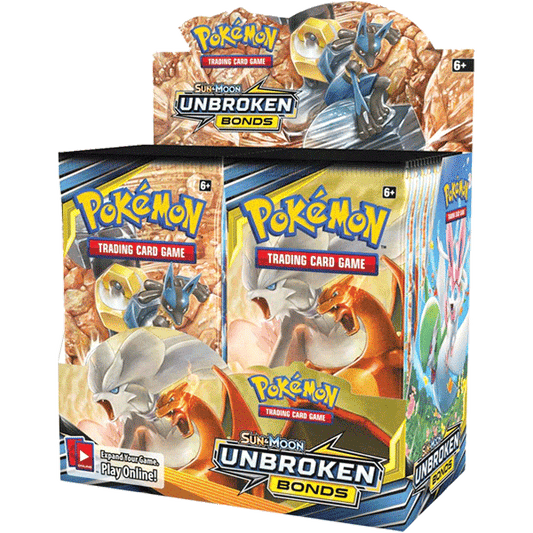 Sun & Moon: Unbroken Bonds - Booster Box Display