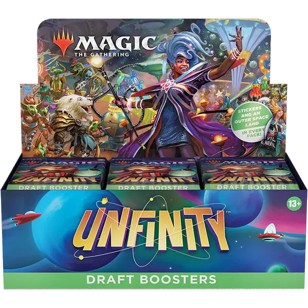 Unfinity Draft Booster Box Display